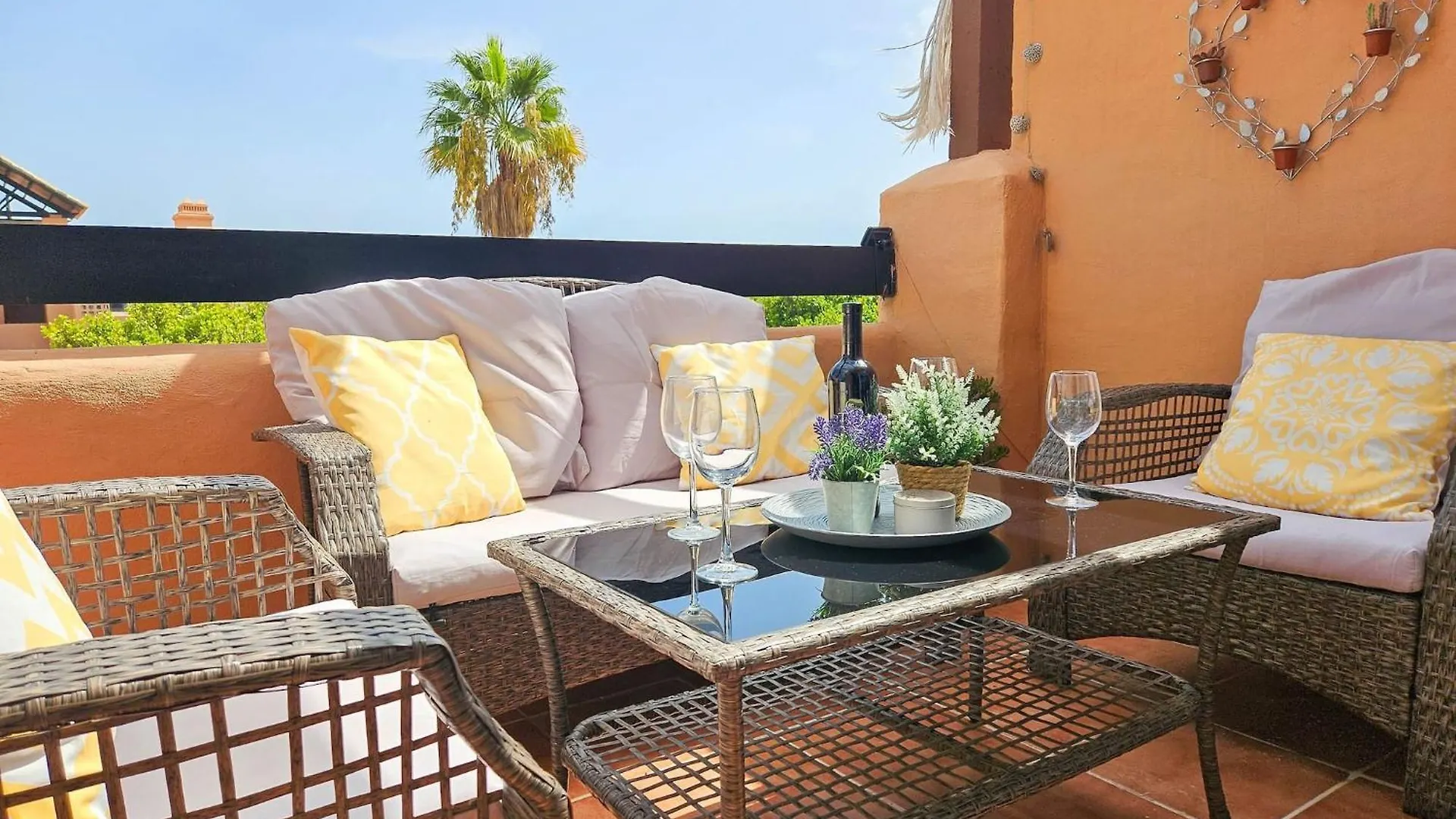 Apartment 2 Bedroom Penthouse Casares Sol With Sunny Terrace Spain